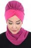 Gill - Fuchsie & Fuchsie Praktisch Hijab