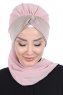 Gill - Altrosa & Taupe Praktisch Hijab