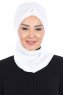 Gill - Weiß & Weiß Praktisch Hijab