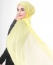 Goldfinch Gul Poly Chiffon Hijab Sjal 5RA45d