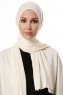 Hande - Creme Baumwolle Hijab - Gülsoy