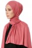 Hande - Altrosa Baumwolle Hijab - Gülsoy