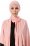 Hande - Lachsfarbe Baumwolle Hijab - Gülsoy