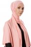 Hande - Lachsfarbe Baumwolle Hijab - Gülsoy