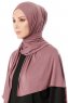 Hande - Helles Lila Baumwolle Hijab - Gülsoy
