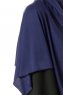 Hande - Navy Blau Baumwolle Hijab - Gülsoy