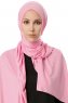 Hande - Rosa Baumwolle Hijab - Gülsoy