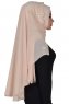 Helena - Beige Praktisch Hijab - Ayse Turban