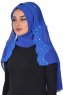 Helena - Blau Praktisch Hijab - Ayse Turban