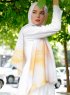 Houdah - Gelb Gemustertes Hijab - Sal Evi