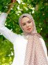 Isbah - Braun Gemustertes Hijab - Sal Evi