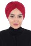 Jill - Bordeaux Baumwolle Turban - Ayse Turban