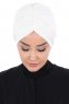Jill - Creme Baumwolle Turban - Ayse Turban