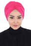 Jill - Fuchsie Baumwolle Turban - Ayse Turban