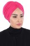 Jill - Fuchsie Baumwolle Turban - Ayse Turban