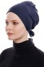 Kiraz - Navy Blau Baumwolle XXL Untertuch - Ecardin