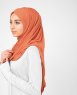 Koi Orange Viskos Jersey Hijab 5VA73a