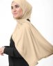 Latte Mörk Beige Viskos Jersey Hijab InEssence 5VA60c