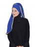 Louise - Blau Praktisch Hijab - Ayse Turban