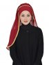 Louise - Bordeaux Praktisch Hijab - Ayse Turban