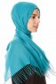 Lunara - Benzinblau Hijab - Özsoy