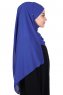 Malin - Blau Praktisch Chiffon Hijab