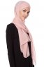 Mehtap - Altrosa Praktisch Fertig Chiffon Hijab