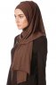 Melek - Braun Premium Jersey Hijab - Ecardin