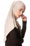 Melek - Helltaupe Premium Jersey Hijab - Ecardin