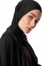 Melek - Schwarz Premium Jersey Hijab - Ecardin