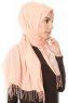 Meliha - Lachsfarbe Hijab - Özsoy