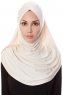 Mia - Leichte Beige One-Piece Al Amira Hijab - Ecardin