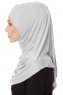 Mia - Hellgrau One-Piece Al Amira Hijab - Ecardin