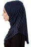 Mia - Navy Blau One-Piece Al Amira Hijab - Ecardin