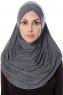 Mia - Dunkelgrau One-Piece Al Amira Hijab - Ecardin