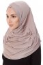 Mia - Steingrau One-Piece Al Amira Hijab - Ecardin