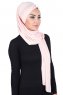 Mikaela - Altrosa & Creme Baumwolle Praktisch Hijab