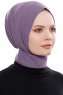 Narin - Pflaume Praktisch Fertig Crepe Hijab