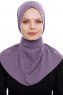Narin - Pflaume Praktisch Fertig Crepe Hijab