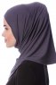 Nehir - Dunkelgrau 2-Piece Al Amira Hijab