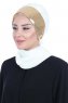 Olga - Creme & Gold Praktisch Hijab