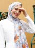Pariza - Senf Gemustertes Hijab