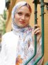 Pariza - Senf Gemustertes Hijab