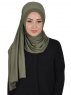 Pia Khaki Praktisk Hijab Ayse Turban 321410a
