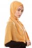 Selma - Dunkel Gold Hijab - Gülsoy