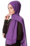 Selma - Dunkelviolett Hijab - Gülsoy