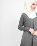 Shiny Offwhite Georgette Hijab 5XA57d