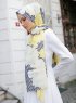 Yumna - Gelb Gemustertes Hijab