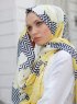 Yumna - Gelb Gemustertes Hijab