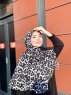 Soda - Schwarz Gemustert Baumwolle Hijab - Mirach